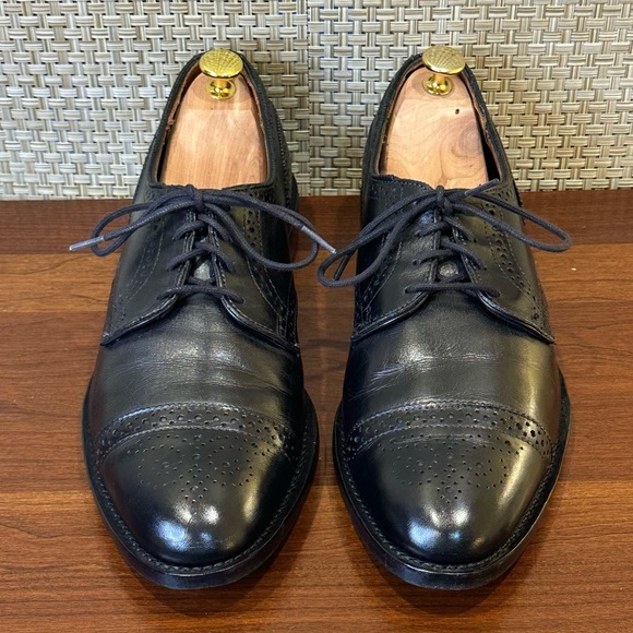 ?2xHP?2023 Allen Edmonds Black Leather Lexington Cap-Toe Derby 11.5 main image 11